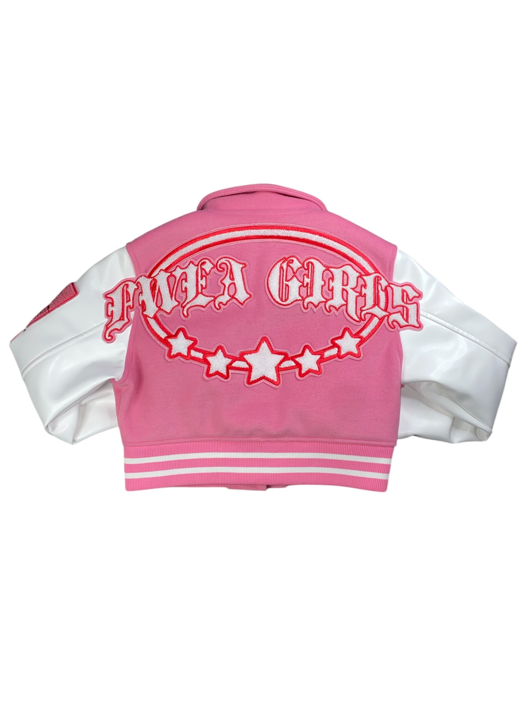 “Star Girl” Cropped Varsity